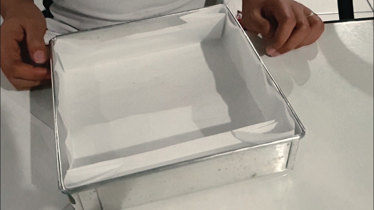 Kitchen Basics: Lining a Square Pan with Parchment Paper (2 Ways