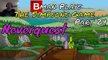 The Simpsons Game (Xbox 360) Part 24 - Neverquest (Story Mission) | Bman Pwnz