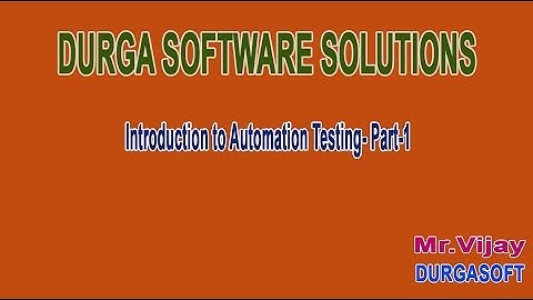 Introduction to Automation Testing Part 1