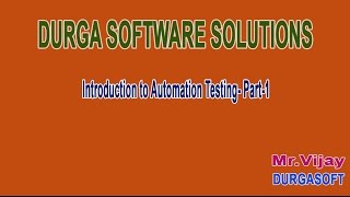 Introduction to Automation Testing Part 1