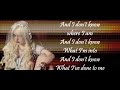 the pretty reckless Miss Nothing lyric video