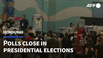 Polls close and officials count votes in Honduras