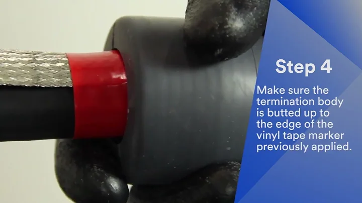 How install 3M™ Cold Shrink QT III Silicone Rubber Skirted Termination Kit for Tape Shielded cables