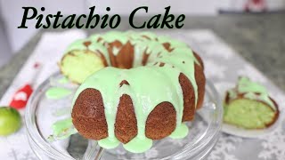 How To Make Easy Moist Pistachio Cake With Simple Glaze Mansa Queen
