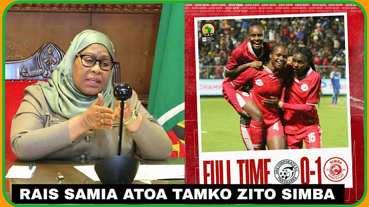 Rais Samia atoa tamko zito Msimbazi baada ya Simba kufuzu kucheza fainali ya ligi ya Mabingwa Africa