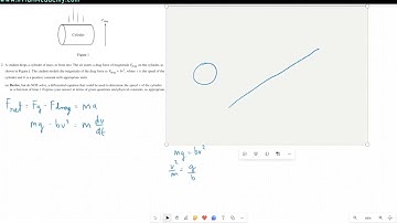 AP Physics C:Mechanics Algebra Based 2024 FRQ Video Solution set 1 Q2d
