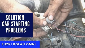how to solve starting problem Suzuki bolan cary daba || Omni || Maruti