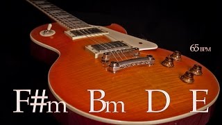 Video thumbnail of "Backing Track Sad Guitar Ballad F# minor"