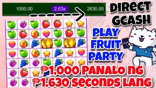₱1,630 KINITA NIYA IN SECONDS LANG DIRECT SA GCASH ANG WITHDRAWAL PLAY FRUIT PARTY | NEW EARNING APP screenshot 4