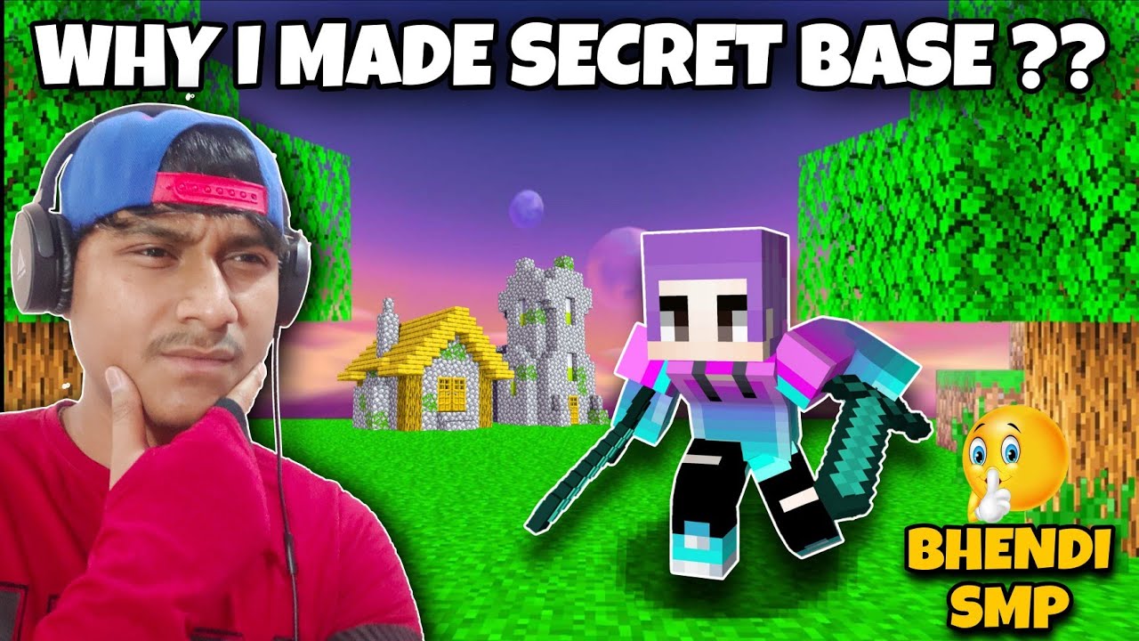 WHY I BUILT ULTIMATE SECRET BASE IN THIS SMP ??💯😮| BHENDI SMP - YouTube