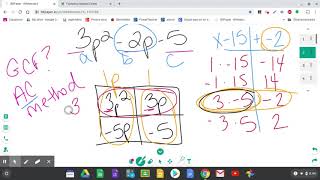 Topic 16 SAS 4 Factoring Review