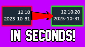 Show Seconds in Taskbar/System Tray Clock [Windows 11/10] How to