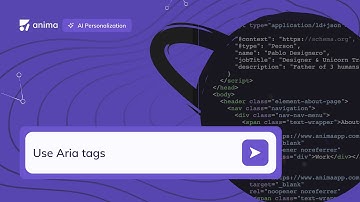 Aria tags in Anima - Accessibility in Design-to-code