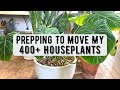 Prepping To Move My Houseplants: Consolidating & Underplanting