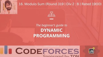 CODEFORCES 16. Modulo Sum (Round 319 Div 2 B Rated 1900) : JAVASCRIPT