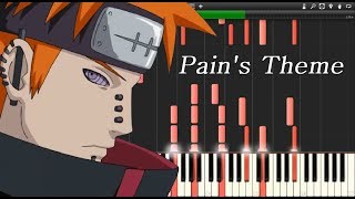 Naruto Shippūden OST - Pain's Theme (Girei)  |  Synthesia chords
