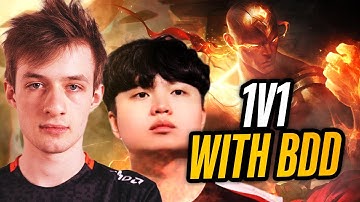 I got challenged by Bdd to a 1v1...