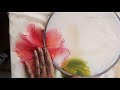 Fabric/ saree painting for beginners#easy technique#