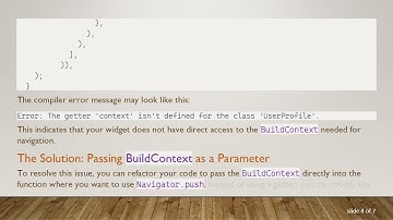 Solving Navigator.push Issues in Flutter Without Context