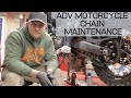 Adventure Motorcycle Chain Maintenance Honda Africa Twin and other bikes