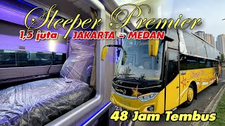 SLEEPER BUS Jakarta - Medan 1,5 Juta !! Full Fasilitas Kursi Pijat, TV Besar, 48 Jam Tembus Medan