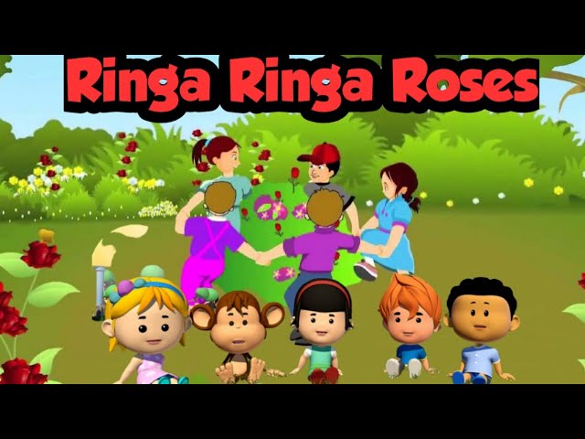 Ringa Ringa Roses with Actions | Nursery Rhymes Songs with Lyrics - YouTube