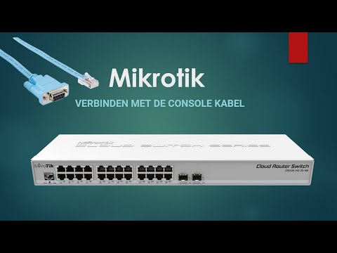 Using a console cable on Mikrotik