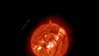 Nice prominence eruption off the NW limb captured by GOES-16 H 5.1.25