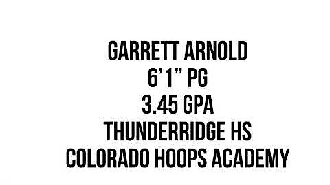 2021 Prospect Garrett Arnold