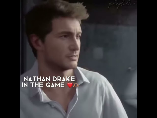 nathan drake  uncharted- in game vs movie ❤️ class=