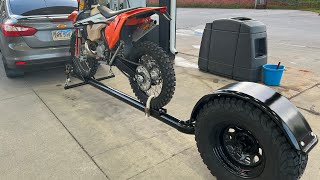 One Wheeled Dirt Bike Trailer