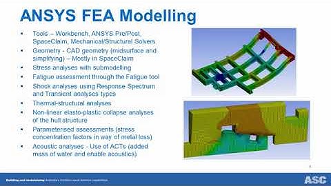 CONVERGE 2019: Use of ANSYS in Australian Submarine Corporation (ASC)