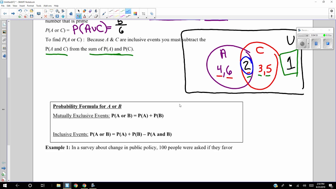 Video Notes Mutually Exclusive - YouTube