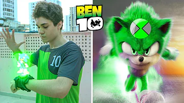 Ben 10 Transforms into Sonic The Hedgehog  From Sonic Movie | Short Film