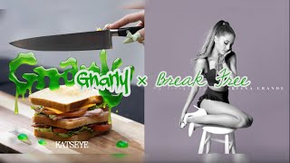 Gnarly × Break Free | Katseye - Ariana Grande | Mashup