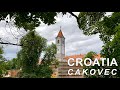 ⁴ᴷ 🇭🇷 Walking tour | virtual walk in north Croatia city Cakovec