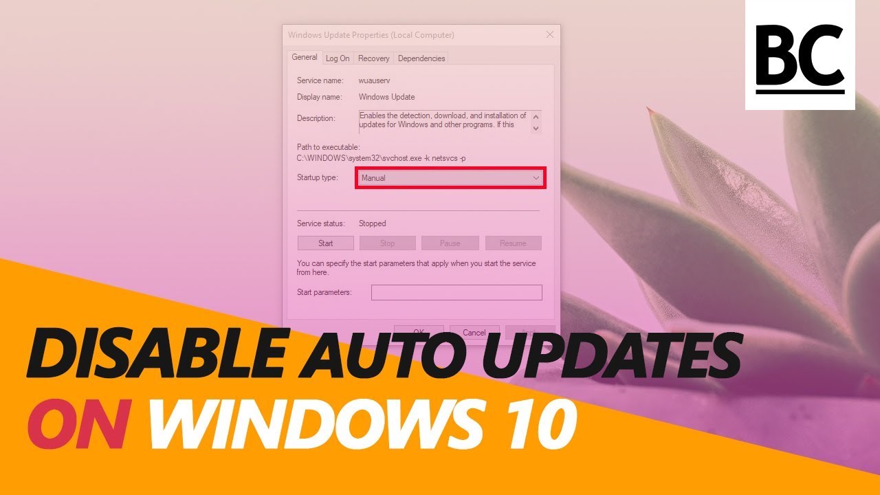 How to Disable Automatic Updates on Windows 10! Stop Auto Update! - YouTube