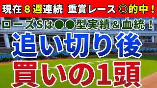 ローズステークス2020 は●●型実績＆血統！【追い切り後 ⇒ 買いの1頭】公開！