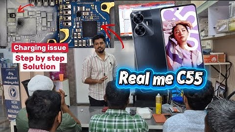 Realme C55 No Charging | VCDT Line Fault Repaired Live in Class