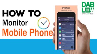 How To Monitor Mobile Phone Activity || OverView Your Daily Usage  #DablewTech screenshot 2