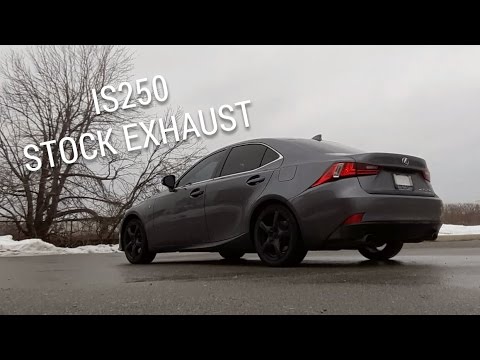 IS 250 F Sport Exhaust Start-up & Rev