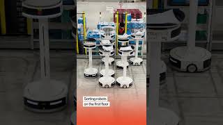 Coupang's new warehouse: Sorting robots