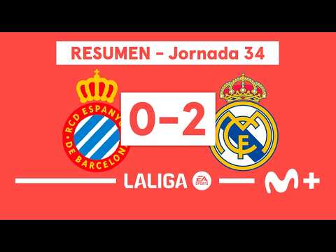 RCD Espanyol 0-2 Real Madrid | LALIGA EA SPORTS (Jornada 34) - Resumen ...