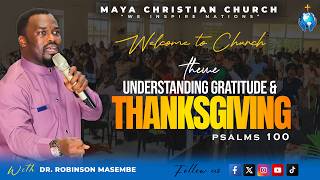 SUNDAY SERVICE | 24TH MAY 2026 | DR. ROBINSON MASEMBE