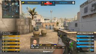 s1mple insanely quick 3K vs G2 - CS:GO Highlights