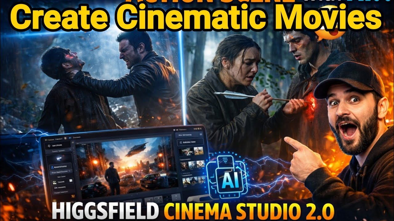 How To Make Ai Cinematic Videos - Higgsfield Cinema Studio 2.0 Workflow ...