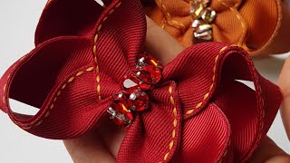 LAÇO BOUTIQUE ABERTO / LAÇO  PEDRARIAS / LAÇO FESTA / DIY / Ribbon bow / Sophia D&#39;Laços