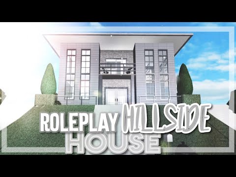 Bloxburg Hillside Roleplay House Youtube
