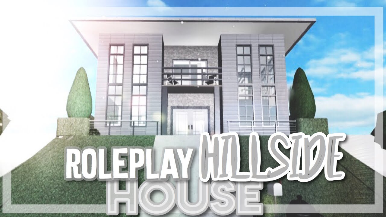 Bloxburg Hillside Roleplay House Youtube - roblox bloxburg roleplay house speedbuild