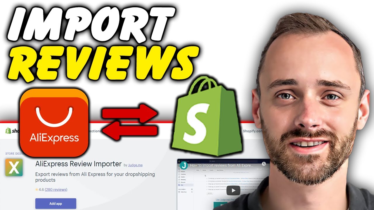 How To Import Reviews From Aliexpress To Shopify - YouTube